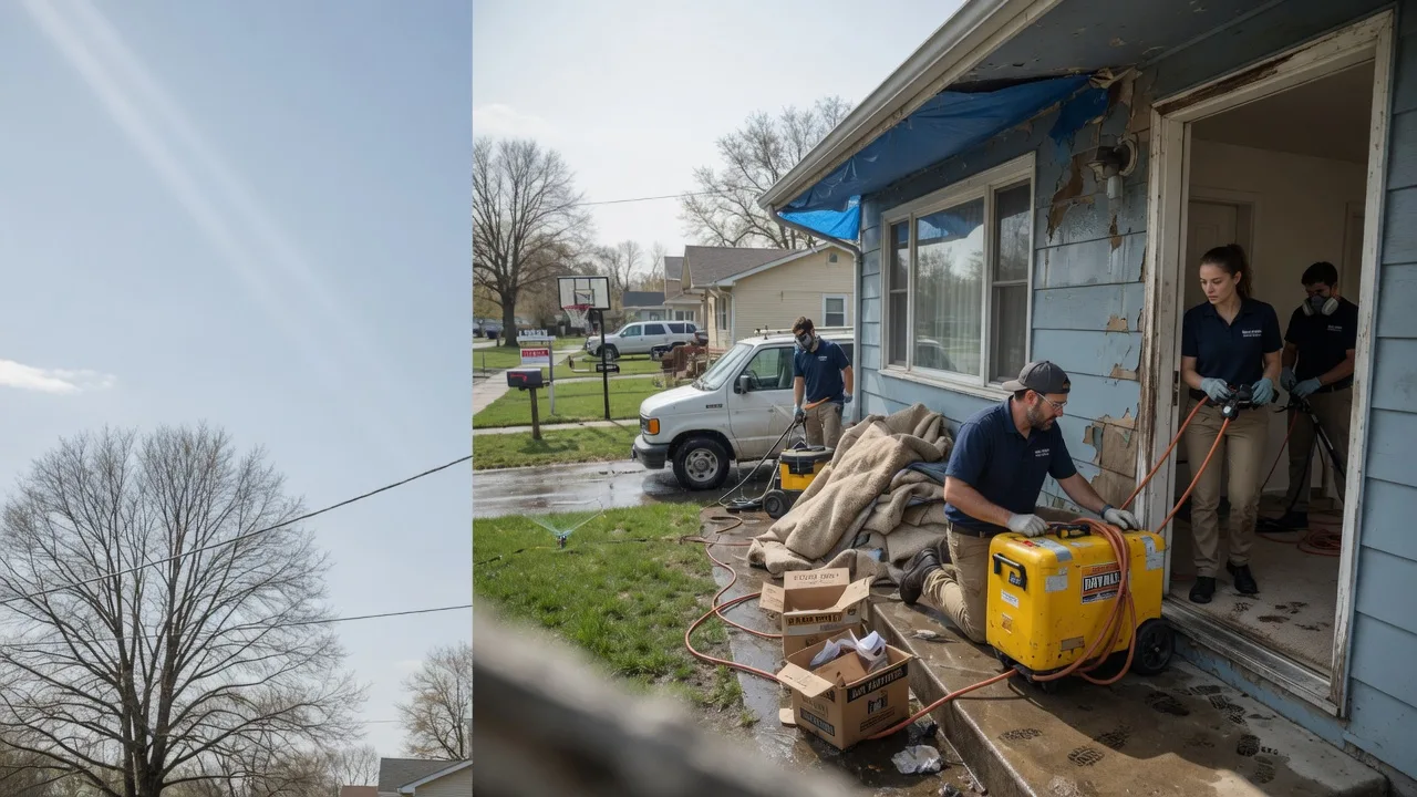 Basement Flood Cleanup in Marquette, KS near me
